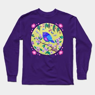 Little Bluebird of Love and Happiness Long Sleeve T-Shirt